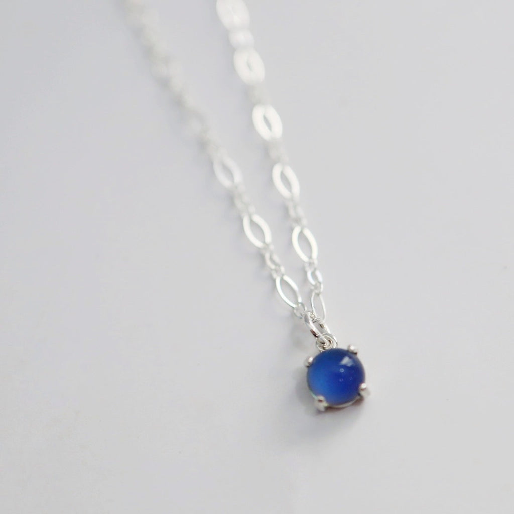 Mini mood necklace in sterling silver