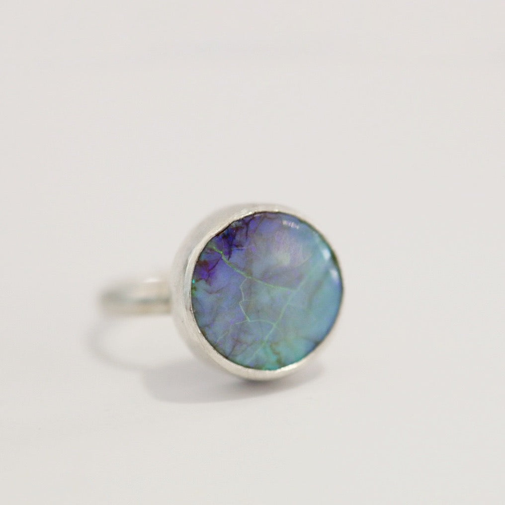 Opal Gemstone Stacking Ring / Ready to Ship size 8
