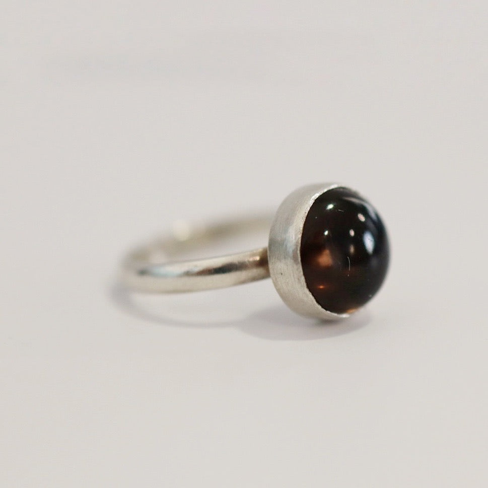 Smokey Quartz Gemstone Ring / Ready to Ship 5.5