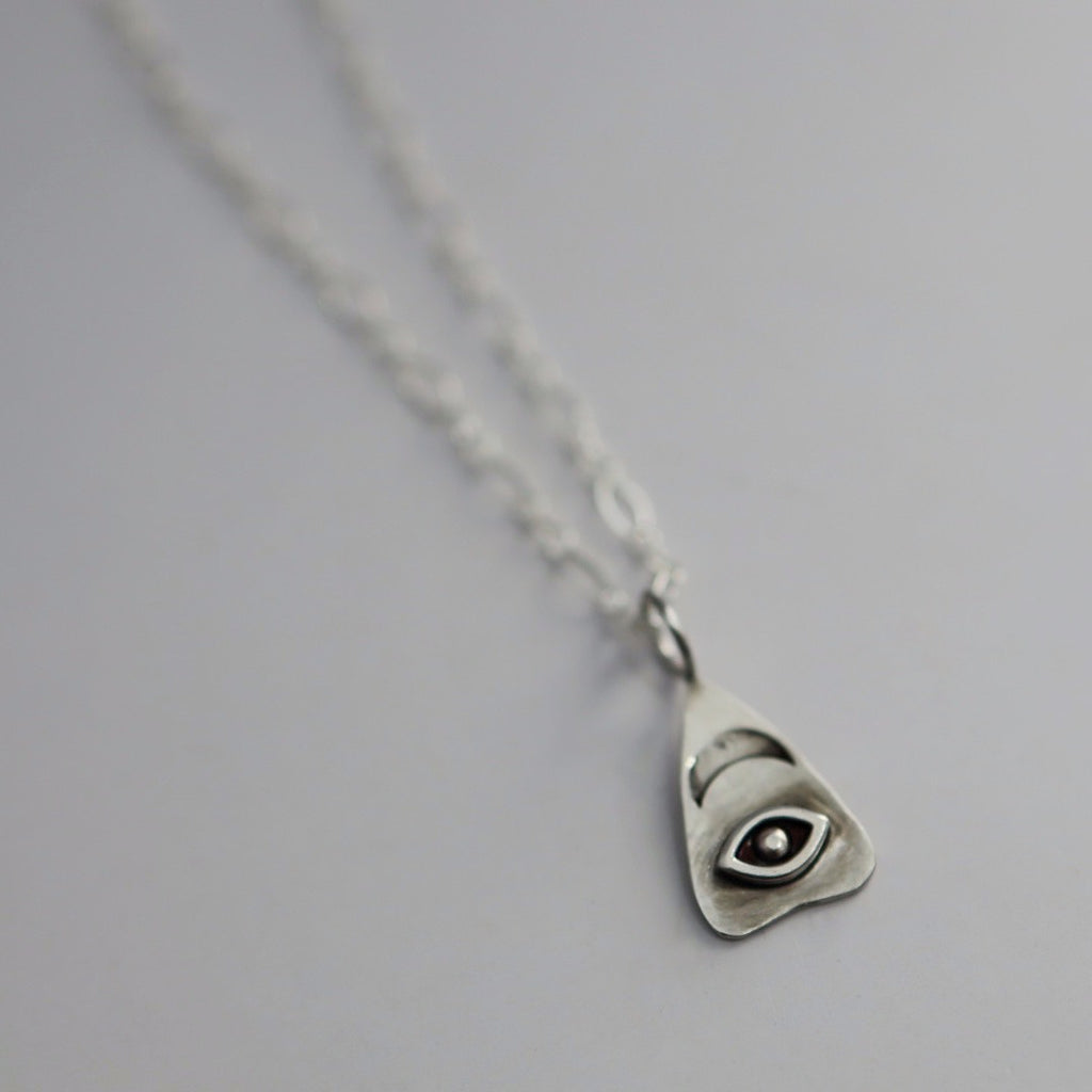Planchette Necklace in  Sterling Silver  / Ready to Ship