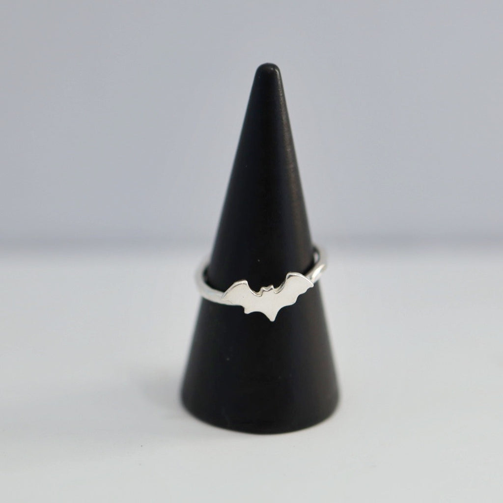 Bat Stacking Ring in Sterling Silver