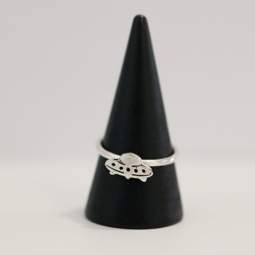 UFO stacking Ring in Sterling Silver / Ready to ship sizes 5.5 and 8
