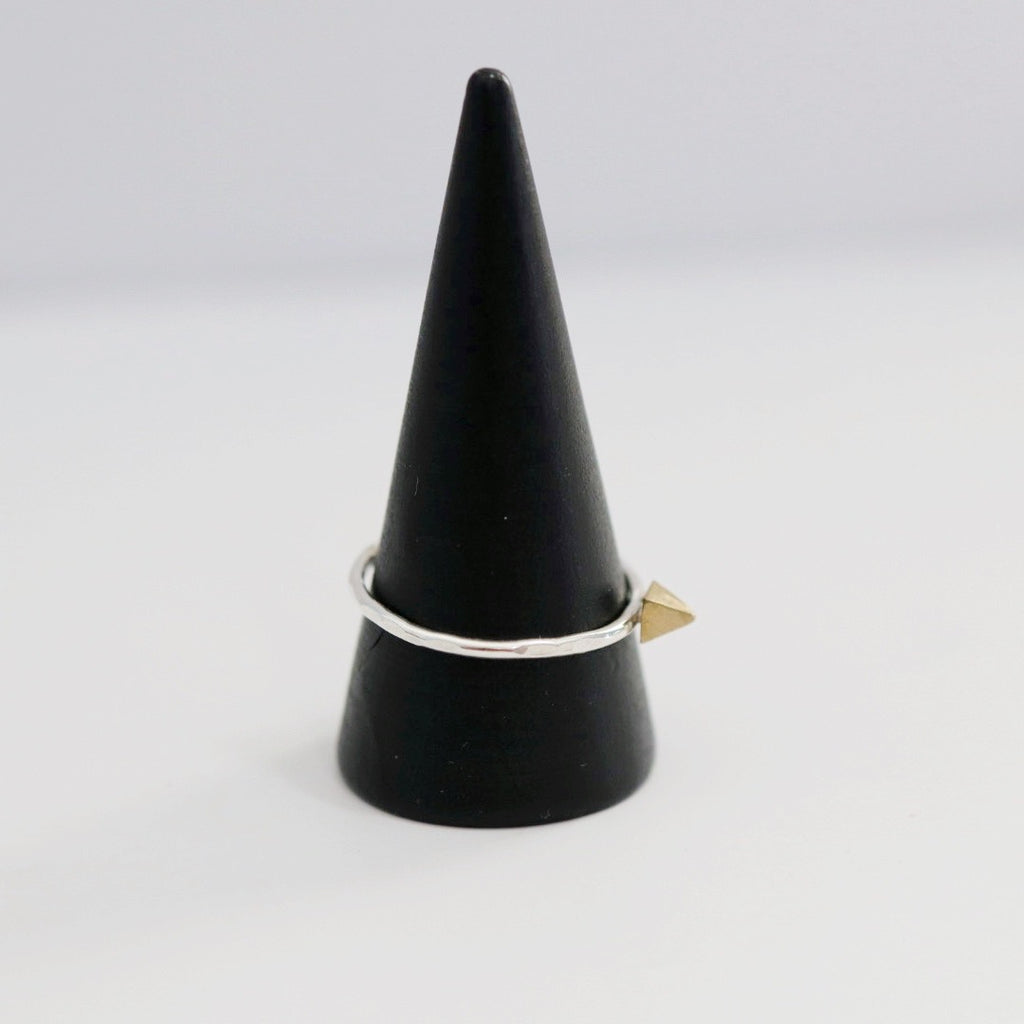 Dainty Petite Spike Stacking Ring - Choose your Metal
