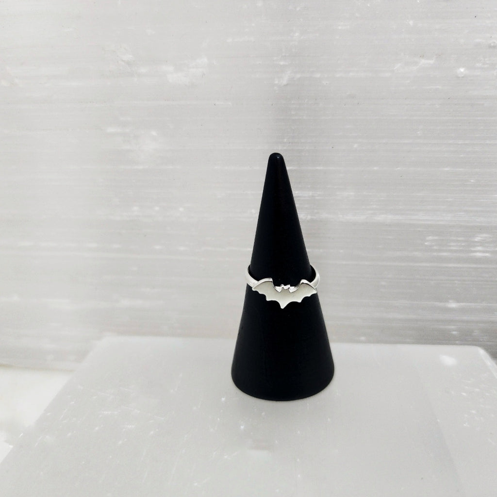 Bat Stacking Ring in Sterling Silver