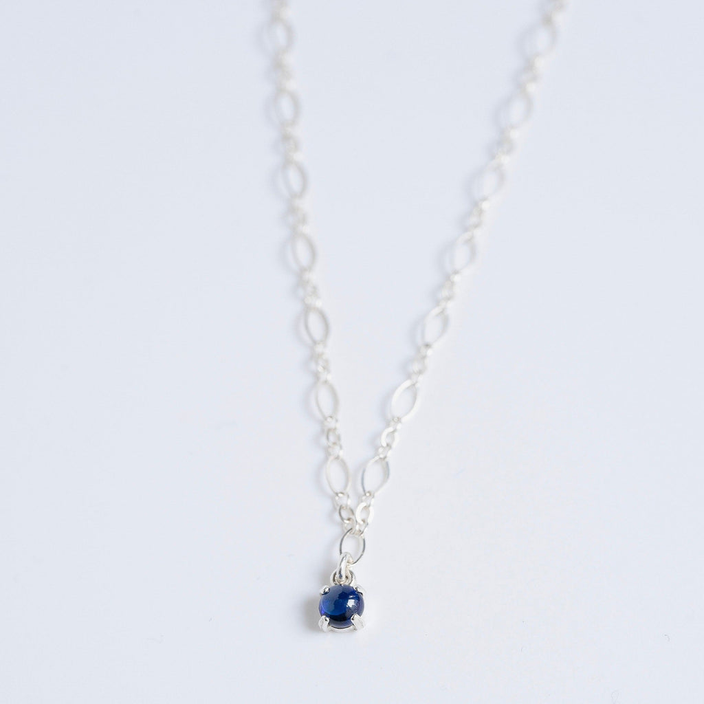 sterling silver gemstone layering necklace