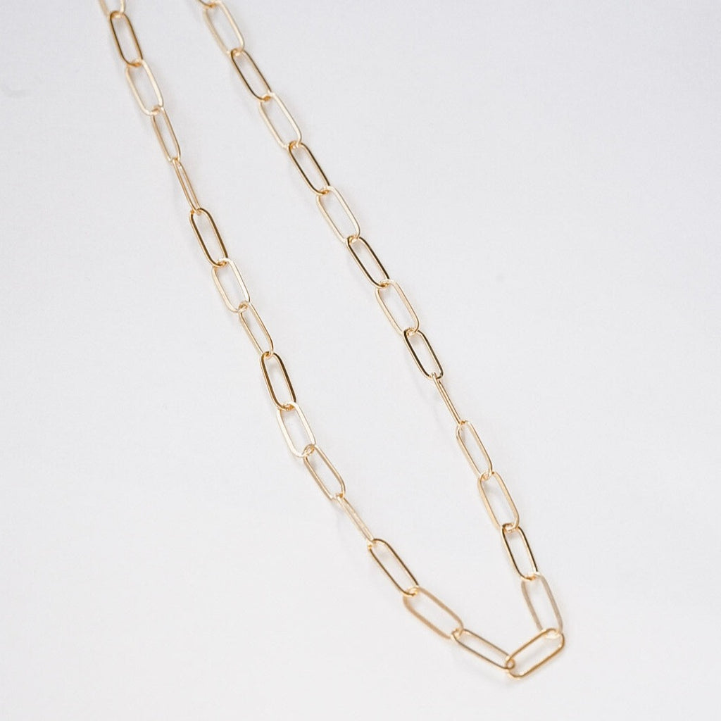 Paperclip Necklace in 14 Karat Gold Fill - Choose Your Size