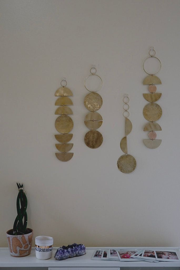 Brass Semi Circle Wall Hanging