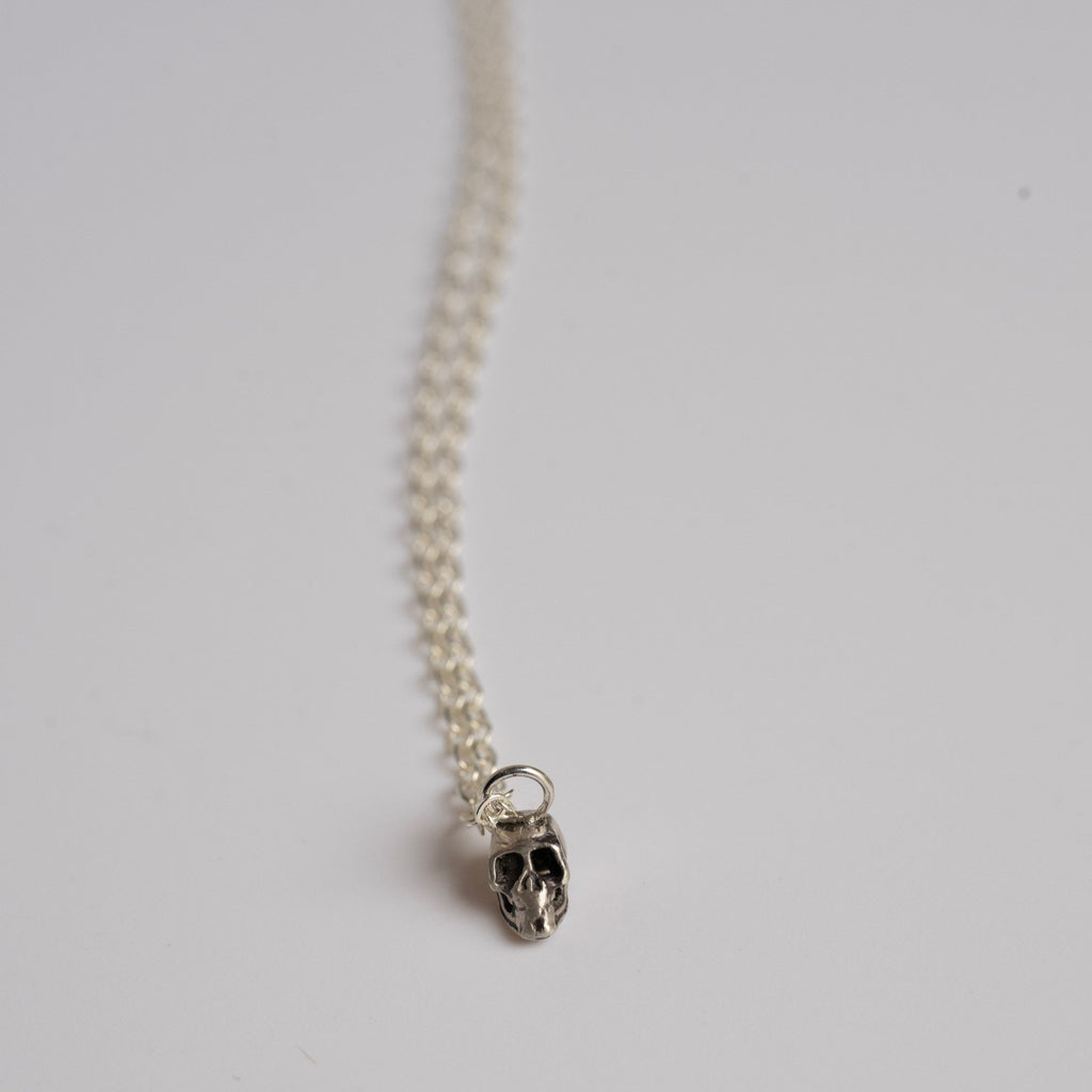 Petite Skull Necklace -Choose Your Metal