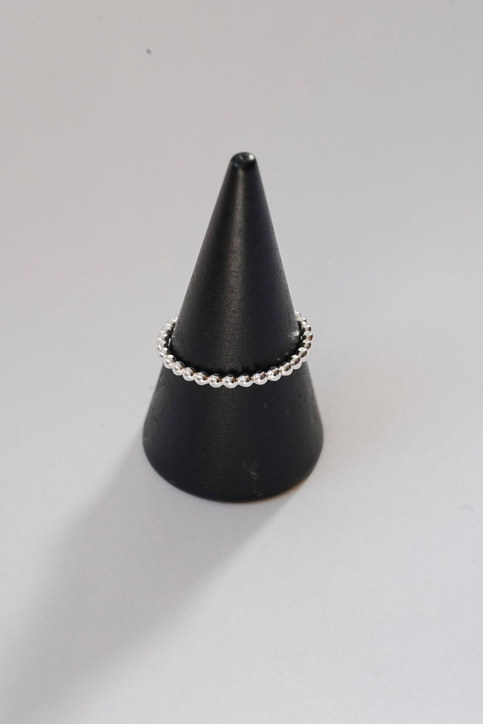 Small Ball Stacking Ring in Sterling Silver
