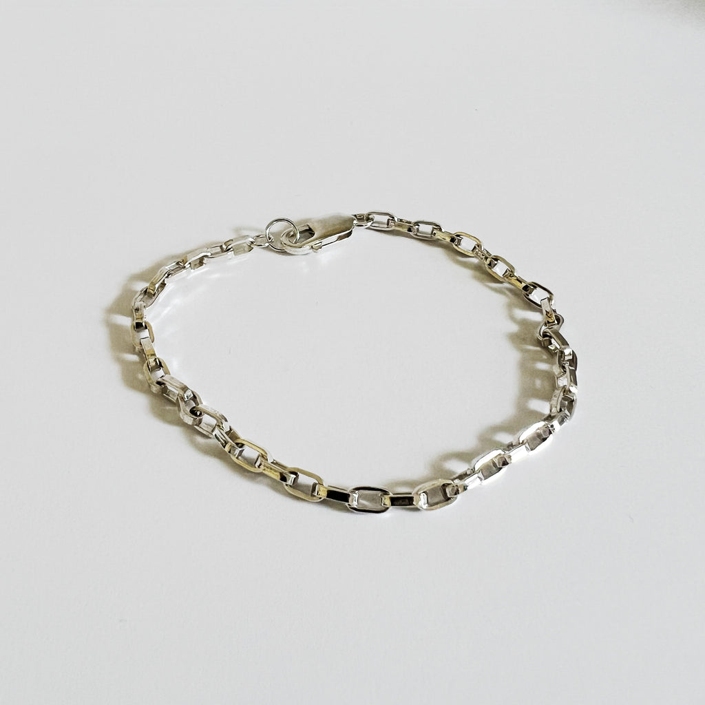 metrix jewelry chunky chain bracelet in sterling silver