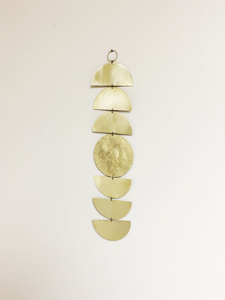Metrix Jewelry - Brass Semi Circle Wall Hanging