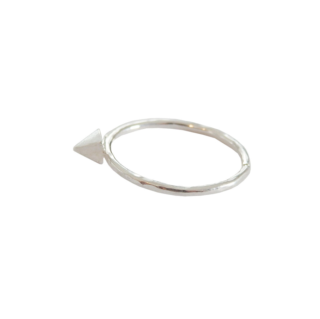 Dainty Petite Spike Stacking Ring - Choose your Metal