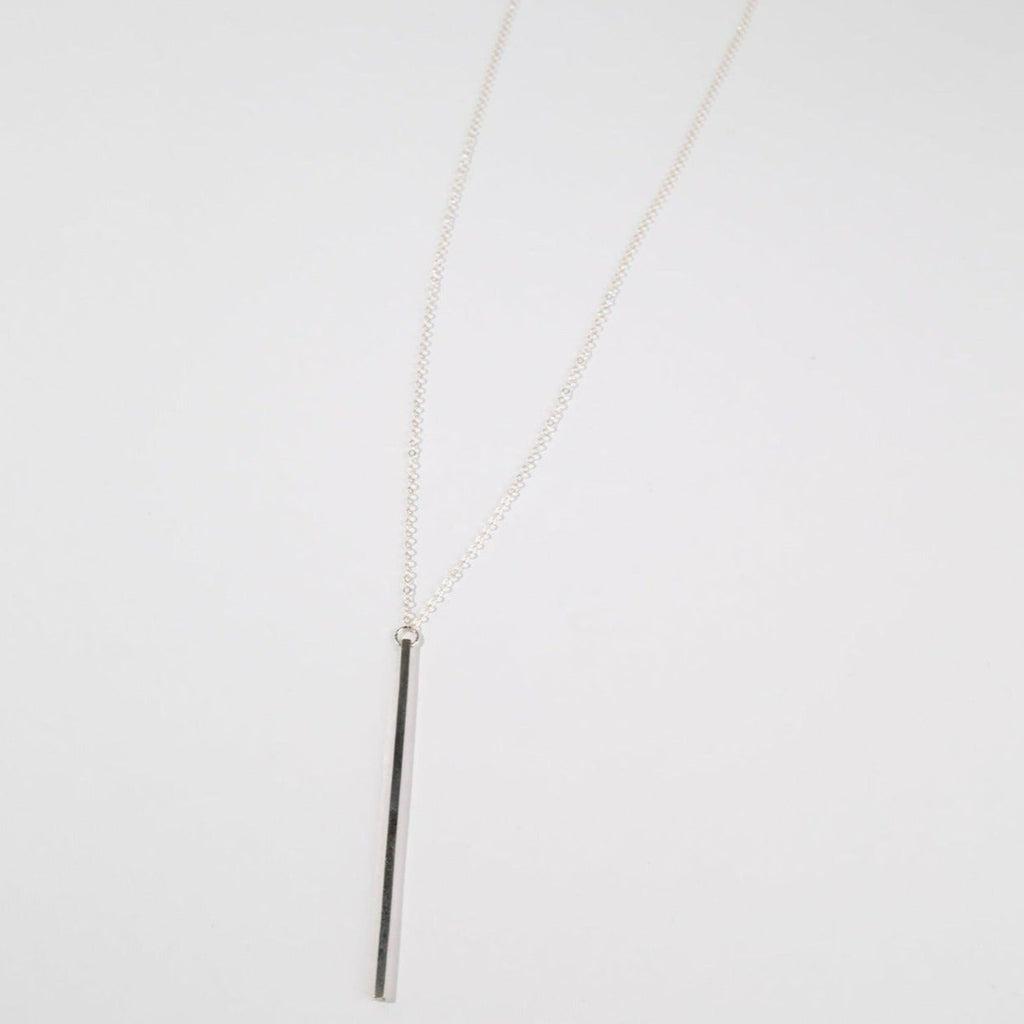 Linear Bar Necklace - Choose Your Metal