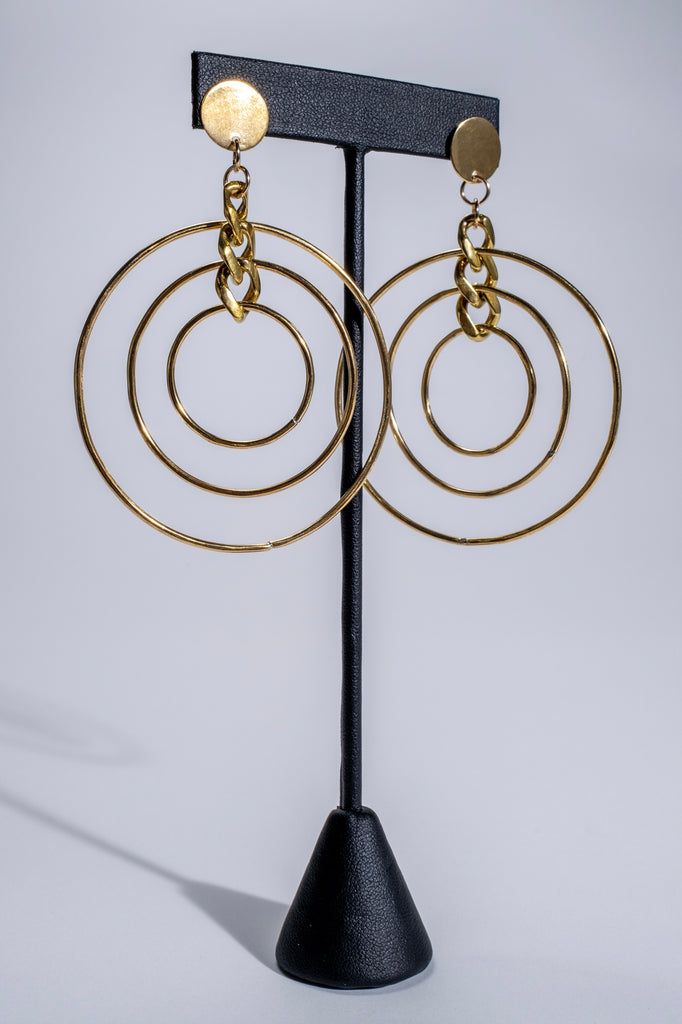 Orbit Geometric Earrings - Choose your Metal